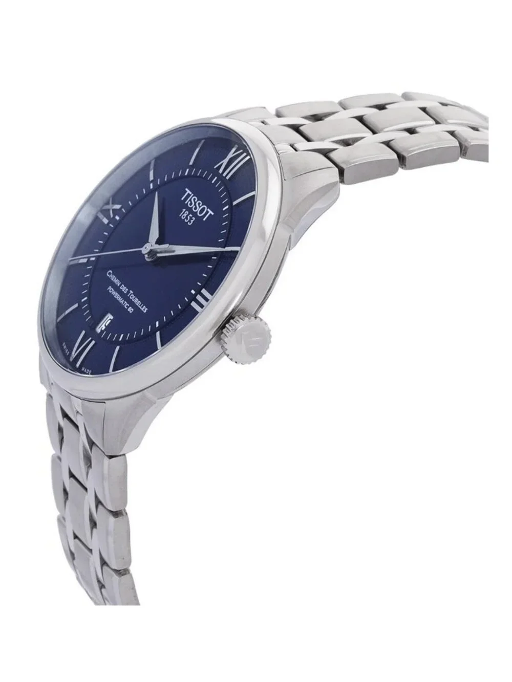 NWT Tissot Chemin Des Tourelles Automatic Blue Dial Men's Watch
